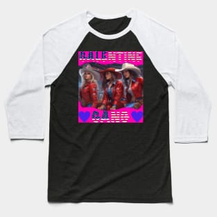 Galentines gang American party girls Baseball T-Shirt